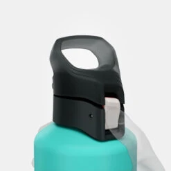 Quechua Gourde Alu 1L Avec Bouchon à Ouverture Rapide Pour La Randonnée - Vert -Camping Randonnée Magasin gourde alu 1l avec bouchon a ouverture rapide pour la randonnee vert 4