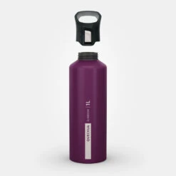 Quechua Gourde Alu 1L Avec Bouchon à Ouverture Rapide Pour La Randonnée - Violet 3 Quechua Gourde Alu 1L Avec Bouchon à Ouverture Rapide Pour La Randonnée - Violet -Camping Randonnée Magasin gourde alu 1l avec bouchon a ouverture rapide pour la randonnee violet 1