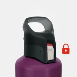 Quechua Gourde Alu 1L Avec Bouchon à Ouverture Rapide Pour La Randonnée - Violet 5 Quechua Gourde Alu 1L Avec Bouchon à Ouverture Rapide Pour La Randonnée - Violet -Camping Randonnée Magasin gourde alu 1l avec bouchon a ouverture rapide pour la randonnee violet 3
