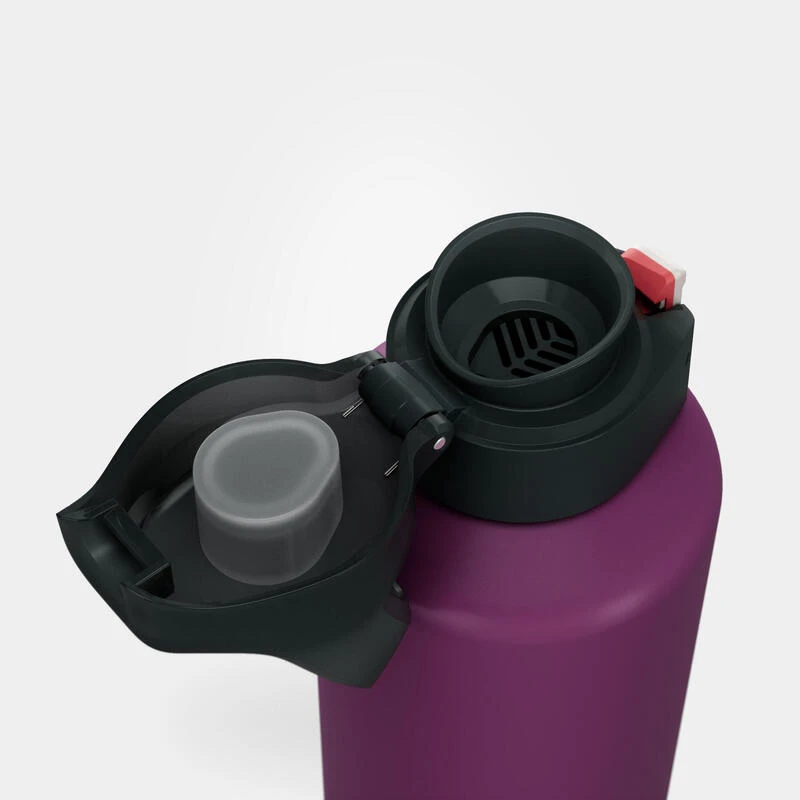 Gourde alu 1L avec bouchon à ouverture rapide pour la randonnée - violet Quechua Gourde Alu 1L Avec Bouchon à Ouverture Rapide Pour La Randonnée - Violet -Camping Randonnée Magasin gourde alu 1l avec bouchon a ouverture rapide pour la randonnee violet 7