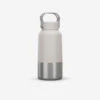 Quechua Gourde Inox 0,6L Avec Bouchon à Vis Pour La Randonnée - Blanc -Camping Randonnée Magasin gourde inox 06l avec bouchon a vis pour la randonnee blanc