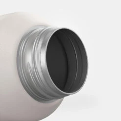 Quechua Gourde Inox 0,6L Avec Bouchon à Vis Pour La Randonnée - Blanc -Camping Randonnée Magasin gourde inox 06l avec bouchon a vis pour la randonnee blanc 6