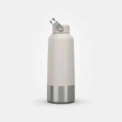 Quechua Gourde Inox 1L Avec Bouchon à Vis Pour La Randonnée - Blanc -Camping Randonnée Magasin gourde inox 1l avec bouchon a vis pour la randonnee blanc 8
