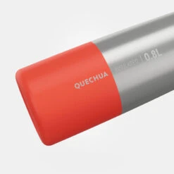 Quechua Gourde Isotherme Inox 0,8L Bouchon à Ouverture Rapide Pour La Randonnée - Rouge -Camping Randonnée Magasin gourde isotherme inox 08l bouchon a ouverture rapide pour la randonnee rouge 2