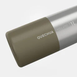 Quechua Gourde Isotherme Inox 1L Bouchon à Ouverture Rapide Pour La Randonnée - Kaki -Camping Randonnée Magasin gourde isotherme inox 1l bouchon a ouverture rapide pour la randonnee kaki 2