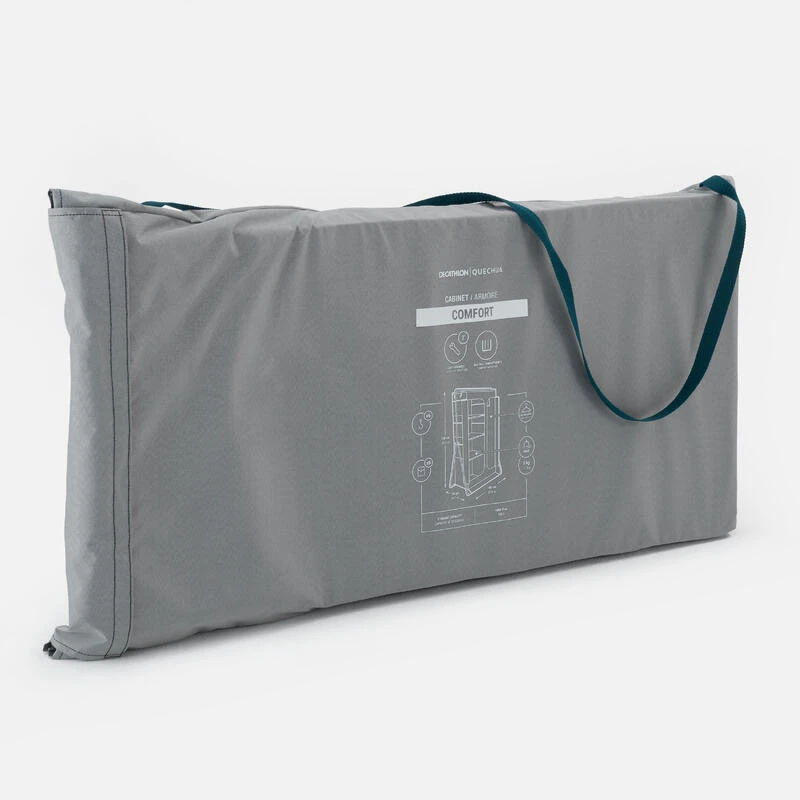 Grande armoire pliable et compacte pour le camping - Confort Quechua Grande Armoire Pliable Et Compacte Pour Le Camping - Confort -Camping Randonnée Magasin grande armoire pliable et compacte pour le camping confort 1