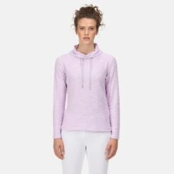 Regatta Hensley Sweat-shirt De Marche à Col Boule Pour Femme - Violet -Camping Randonnée Magasin hensley sweat shirt de marche a col boule pour femme violet 3