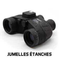 Jumelles OUTDOOR 7X50 étanches Avec Compas BLACK EDITION IRISCO -Camping Randonnée Magasin jumelles outdoor 7x50 etanches avec compas black edition irisco 2