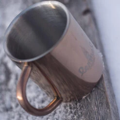 Lemmel Mug Isolé à Double Paroi - Acier Inoxydable/Cuivre - Logo Lemmel -Camping Randonnée Magasin lemmel mug isole a double paroi acier inoxydablecuivre logo lemmel 1