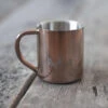 Lemmel Mug Isolé à Double Paroi - Acier Inoxydable/Cuivre - Logo Lemmel -Camping Randonnée Magasin lemmel mug isole a double paroi acier inoxydablecuivre logo lemmel