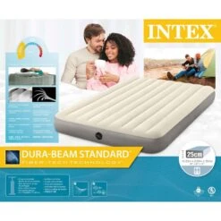 Matelas Gonflable - Intex Single-High -2 Personnes 6 Matelas Gonflable - Intex Single-High -2 Personnes -Camping Randonnée Magasin matelas gonflable intex single high 2 personnes 4