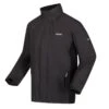 Regatta Matt Homme Randonnée Veste Imperméable - Gris Noir -Camping Randonnée Magasin matt homme randonnee veste impermeable gris noir