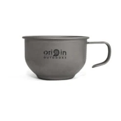 Origin Outdoors Tasse En Titane Avec Couvercle 180ml - Titan Bushcraft -Camping Randonnée Magasin origin outdoors tasse en titane avec couvercle 180ml titan bushcraft 1