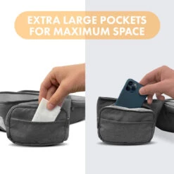 Pack Basic Luxe Nacelle Ergonomique - Porte-bébé Confortable - Gris -Camping Randonnée Magasin pack basic luxe nacelle ergonomique porte bebe confortable gris 2