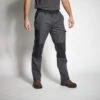 PANTALON CARGO RESISTANT STEPPE 300 BICOLORE GRIS ET NOIR