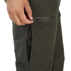 PANTALON CHASSE CHAUD SILENCIEUX POLAIRE VERT 100 -Camping Randonnée Magasin pantalon chasse chaud silencieux polaire vert 100 8