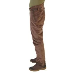 PANTALON IMPERMÉABLE CHAUD 900 MARRON -Camping Randonnée Magasin pantalon impermeable chaud 900 marron 4