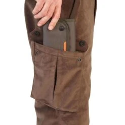 PANTALON IMPERMÉABLE CHAUD 900 MARRON -Camping Randonnée Magasin pantalon impermeable chaud 900 marron 8