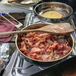 Pathfinder Poêle à Frire Pliable En Acier Inoxydable Avec Couvercle -Camping Randonnée Magasin pathfinder poele a frire pliable en acier inoxydable avec couvercle 3