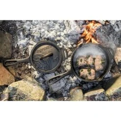 Petromax KR1 Poêle En Fonte Avec Couvercle (1 Litre) -Camping Randonnée Magasin petromax kr1 poele en fonte avec couvercle 1 litre 2