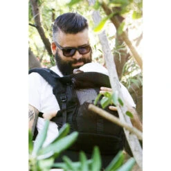 Porte-bébé PhysioCarrier 4m+ Noir - NOIR Poche Anthracite -Camping Randonnée Magasin porte bebe physiocarrier 4m noir noir poche anthracite 2