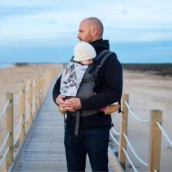 PORTE-BÉBÉ PHYSIOLOGIQUE EN COTON BIO - CLIPTSY - BAMBIN De 10 Kg à 3 Ans -Camping Randonnée Magasin porte bebe physiologique en coton bio cliptsy bambin de 10 kg a 3 ans 2