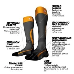 Monnet PRO HUNTING - CHAUSSETTE HAUTE DE CHASSE -Camping Randonnée Magasin pro hunting chaussette haute de chasse 4