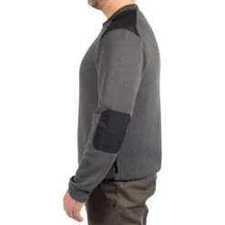 PULL CHASSE GRIS 500 -Camping Randonnée Magasin pull chasse gris 500 3