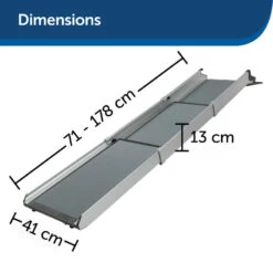PetSafe RAMPE TELESCOPIQUE 3 PARTIES -Camping Randonnée Magasin rampe telescopique 3 parties 3