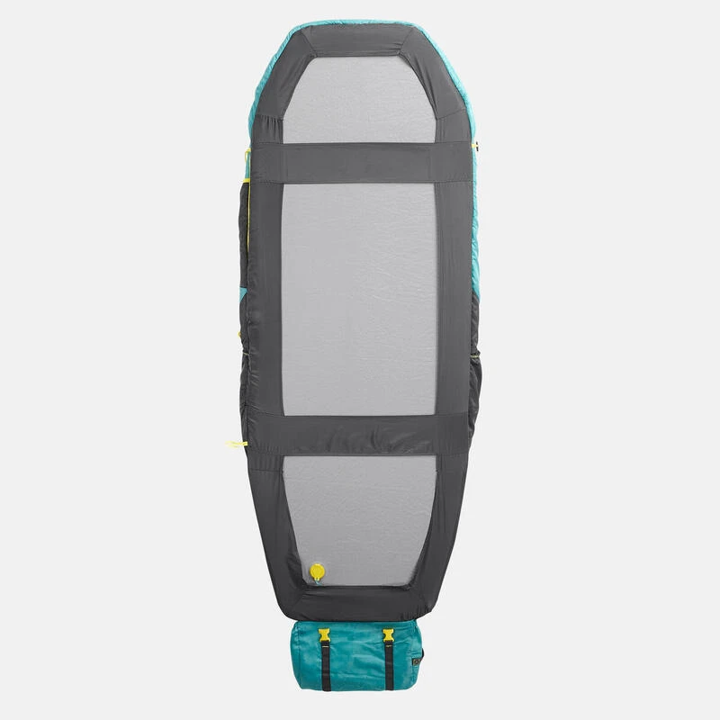 SAC DE COUCHAGE ENFANT 2 EN 1 - SLEEPIN BED JUNIOR 10°C BLEU Quechua SAC DE COUCHAGE ENFANT 2 EN 1 - SLEEPIN BED JUNIOR 10°C BLEU -Camping Randonnée Magasin sac de couchage enfant 2 en 1 sleepin bed junior 10c bleu 5