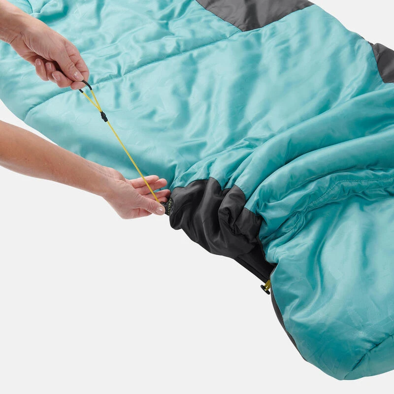 SAC DE COUCHAGE ENFANT 2 EN 1 - SLEEPIN BED JUNIOR 10°C BLEU Quechua SAC DE COUCHAGE ENFANT 2 EN 1 - SLEEPIN BED JUNIOR 10°C BLEU -Camping Randonnée Magasin sac de couchage enfant 2 en 1 sleepin bed junior 10c bleu 8