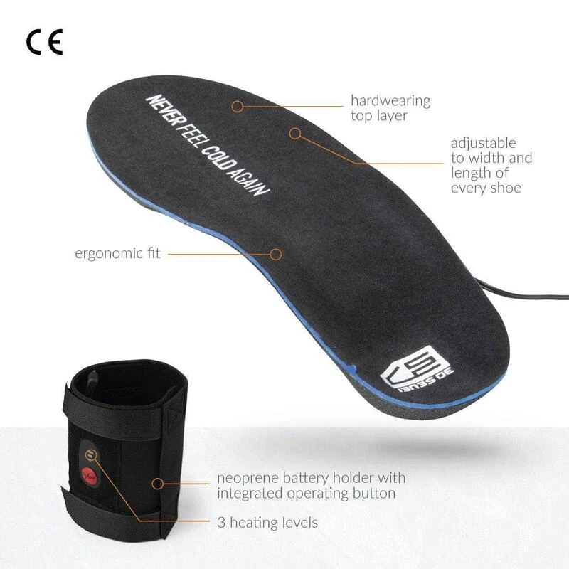 Semelles Chauffants Ajustement Optimal Semelles Chauffants Ajustement Optimal -Camping Randonnée Magasin semelles chauffants ajustement optimal 2