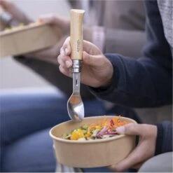 Set Complet Opinel Picnic+ - Opinel N°8 + Embouts Cuillère Et Fourchette -Camping Randonnée Magasin set complet opinel picnic opinel n8 embouts cuillere et fourchette 3