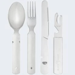 Set De Couverts De Camping & Assiette Creuse Inox | 4 Personnes -Camping Randonnée Magasin set de couverts de camping and assiette creuse inox 4 personnes 4