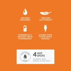 Set Gilet Softshell Chauffant Coupe Droite 5V -Camping Randonnée Magasin set gilet softshell chauffant coupe droite 5v 2