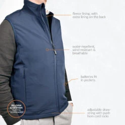 Set Gilet Softshell Chauffant Coupe Droite 5V -Camping Randonnée Magasin set gilet softshell chauffant coupe droite 5v 3