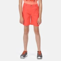 Regatta Sorcer II Short De Marche Pour Enfant - Orange -Camping Randonnée Magasin sorcer ii short de marche pour enfant orange 4