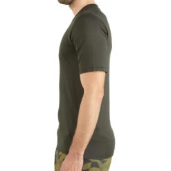T-shirt Chasse Manches Courtes Léger Et Respirant Homme - 500 Vert -Camping Randonnée Magasin t shirt chasse manches courtes leger et respirant homme 500 vert 4