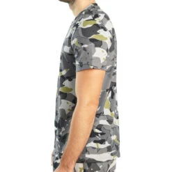 T-shirt Manches Courtes Chasse 100 Camouflage WL V1 Gris -Camping Randonnée Magasin t shirt manches courtes chasse 100 camouflage wl v1 gris 5