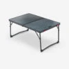 Quechua TABLE BASSE PLIANTE DE CAMPING - MH100 - GRISE -Camping Randonnée Magasin table basse pliante de camping mh100 grise