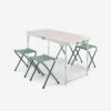 Quechua TABLE DE CAMPING PLIANTE - 4 TABOURETS - 4 À 6 PERSONNES 1 Quechua TABLE DE CAMPING PLIANTE - 4 TABOURETS - 4 À 6 PERSONNES -Camping Randonnée Magasin table de camping pliante 4 tabourets 4 a 6 personnes