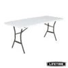 Table Rectangulaire Valise Pliante En Deux (183 X 70 Cm) LIFETIME #80642 -Camping Randonnée Magasin table rectangulaire valise pliante en deux 183 x 70 cm lifetime 80642