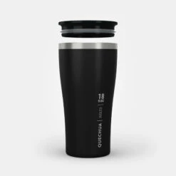 Quechua Tasse / Verre MH500 Isotherme (double Paroi Inox) Camp Du Randonneur 0,5L Noir -Camping Randonnée Magasin tasse verre mh500 isotherme double paroi inox camp du randonneur 05l noir 7