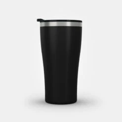 Quechua Tasse / Verre MH500 Isotherme (double Paroi Inox) Camp Du Randonneur 0,5L Noir -Camping Randonnée Magasin tasse verre mh500 isotherme double paroi inox camp du randonneur 05l noir 8