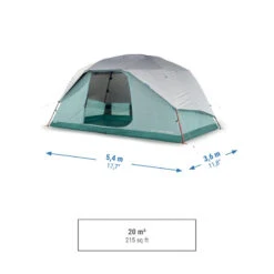 Quechua Tente à Arceaux De Camping - Arpenaz 6 ULTRAFRESH - 6 Personnes - -Camping Randonnée Magasin tente a arceaux de camping arpenaz 6 ultrafresh 6 personnes 2