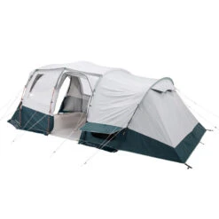 Quechua Tente à Arceaux De Camping - Arpenaz 6.3 F&B - 6 Personnes - 3 Chambres -Camping Randonnée Magasin tente a arceaux de camping arpenaz 63 f and b 6 personnes 3 chambres 6