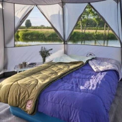 Tente Coleman 8 Personnes Octagon Gris -Camping Randonnée Magasin tente coleman 8 personnes octagon gris 4
