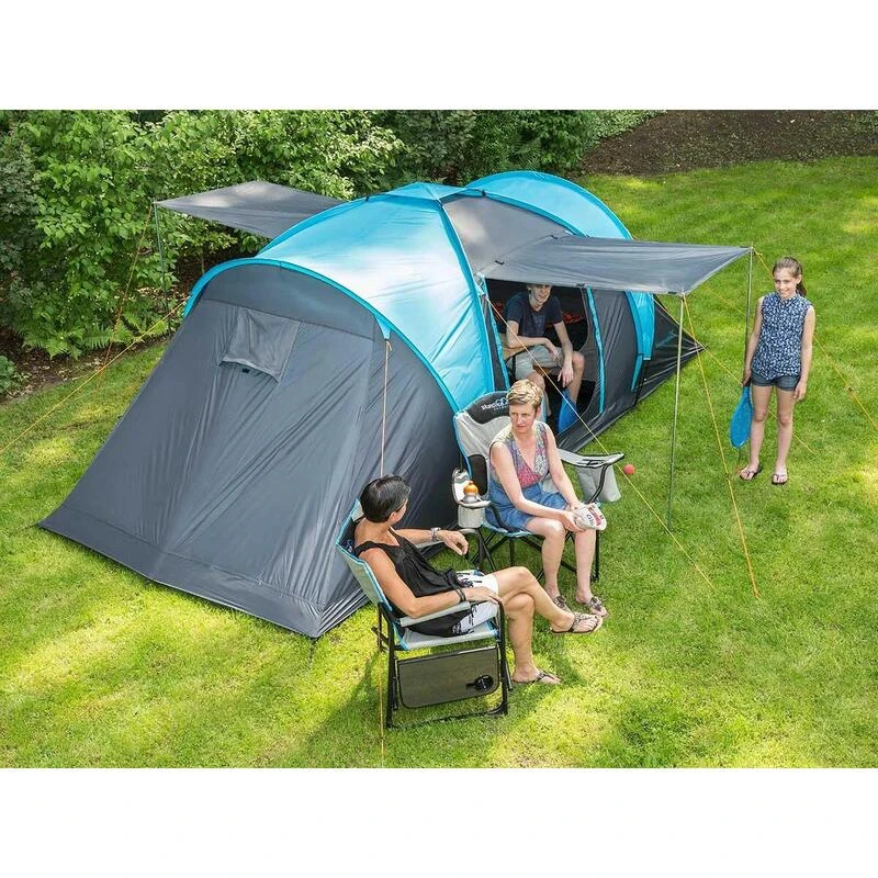 Tente dôme Hammerfest 4 Sleeper Protect - sol cousu - 4 pers - 2 cabines noires Tente Dôme Hammerfest 4 Sleeper Protect - Sol Cousu - 4 Pers - 2 Cabines Noires -Camping Randonnée Magasin tente dome hammerfest 4 sleeper protect sol cousu 4 pers 2 cabines noires 1