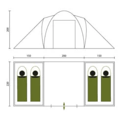 Tente Dôme Hammerfest 4 Sleeper Protect - Sol Cousu - 4 Pers - 2 Cabines Noires 8 Tente Dôme Hammerfest 4 Sleeper Protect - Sol Cousu - 4 Pers - 2 Cabines Noires -Camping Randonnée Magasin tente dome hammerfest 4 sleeper protect sol cousu 4 pers 2 cabines noires 6