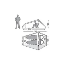 Tente Nordisk Telemark 2 LW -Camping Randonnée Magasin tente nordisk telemark 2 lw 1